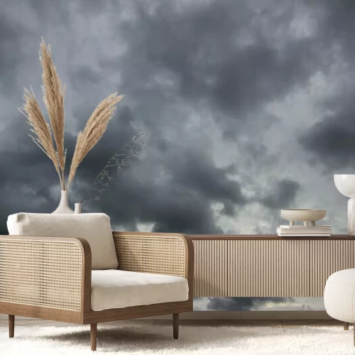 Sticker Thailand - wolk is grijs of zwarte lucht voor een onweersbui.