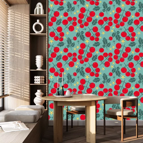 Behang Cherry-tomaten