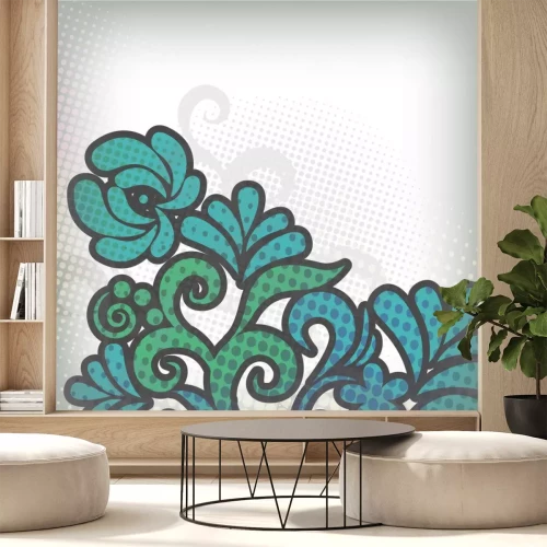 Sticker Heldere abstracte achtergrond in grunge stijl