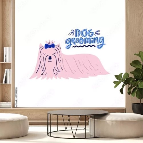 Sticker Hond trimmen