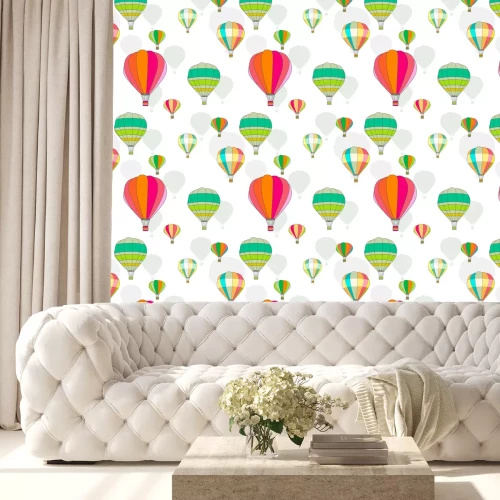 Behang Kleurrijke ballonnen