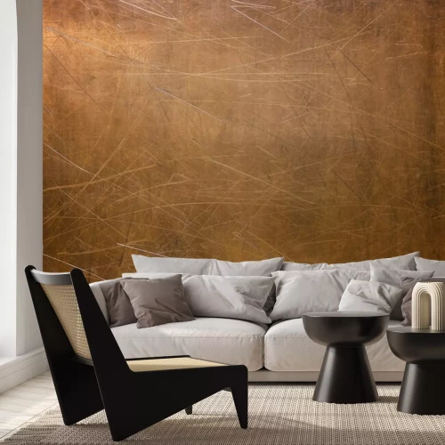 Fotobehang Krasmetalen textuur