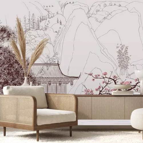 Fotobehang Chinese landschap