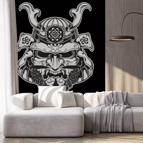Sticker Samurai Mask