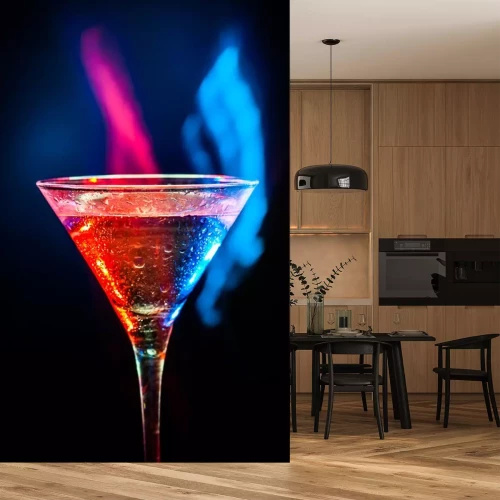 Sticker kleurrijke coctail