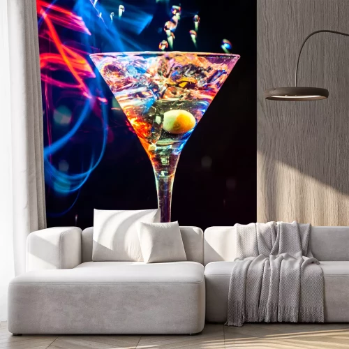 Sticker kleurrijke coctail