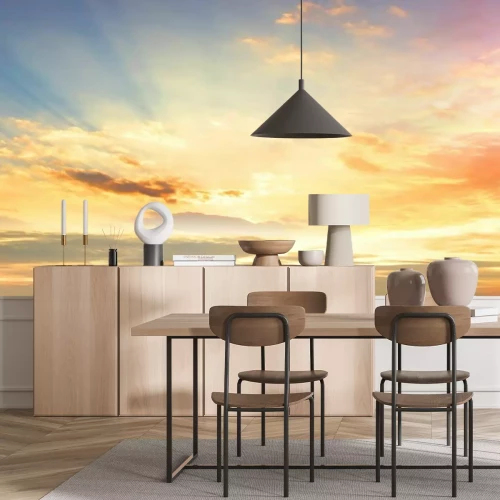 Fotobehang De lucht tijdens zonsondergang