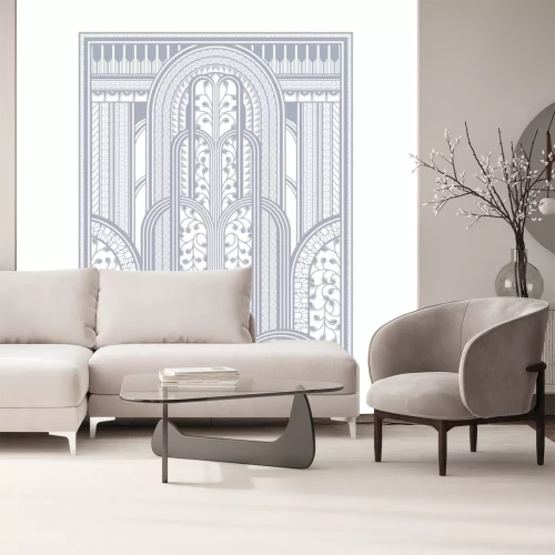 Sticker Grafische fontein