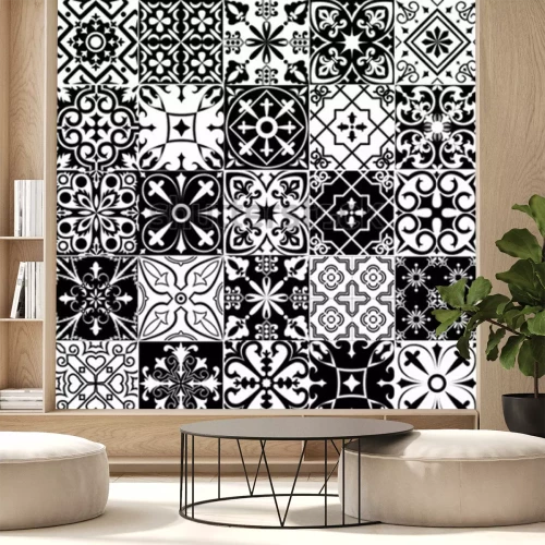 Fotobehang Azulejos keramisch mozaïek