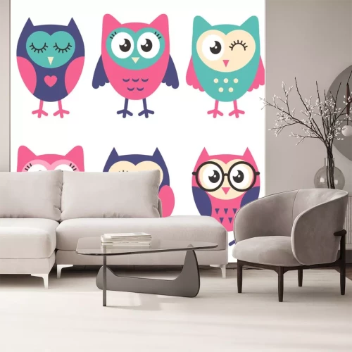 Sticker Grappige uilen voor een kind