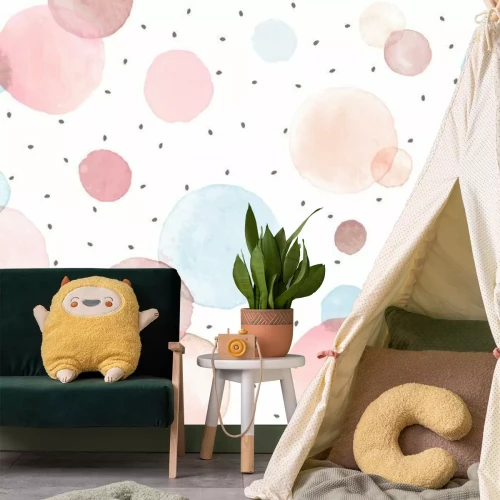 Sticker Kleurrijke zeepbellen