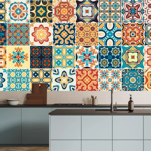 Fotobehang Traditionele Portugese ornamenten