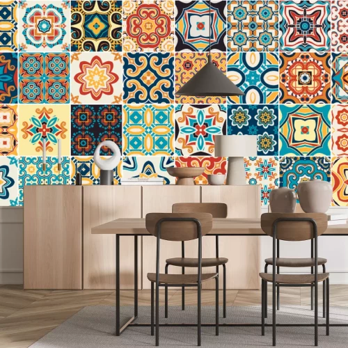 Sticker Traditionele Portugese ornamenten