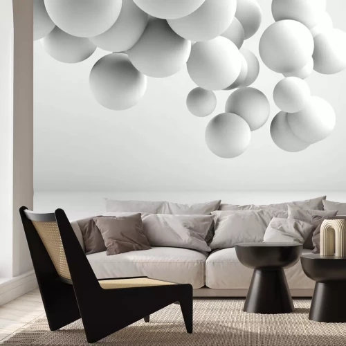 Fotobehang 3D zwevende ballen