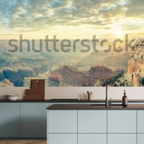 Fotobehang Grand Canyon et sunrise, Verenigde Staten.