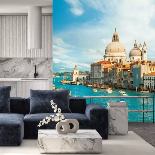 Fotobehang Prachtig uitzicht op het Canal Grande, Venetië, Italië