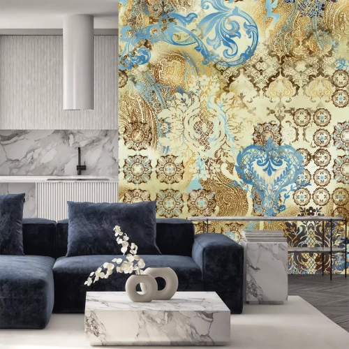 Fotobehang Indiase etnische patronen