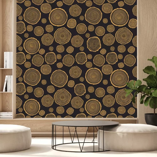 Fotobehang Boomringen