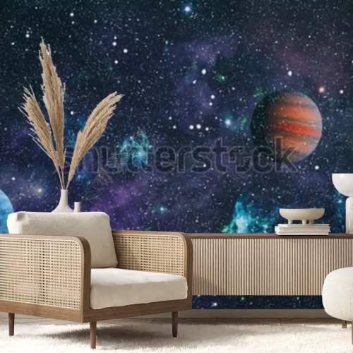 Fotobehang Planeten sterren en melkwegstelsels