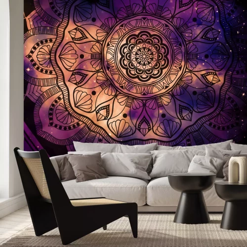 Fotobehang Mandala tussen de sterren