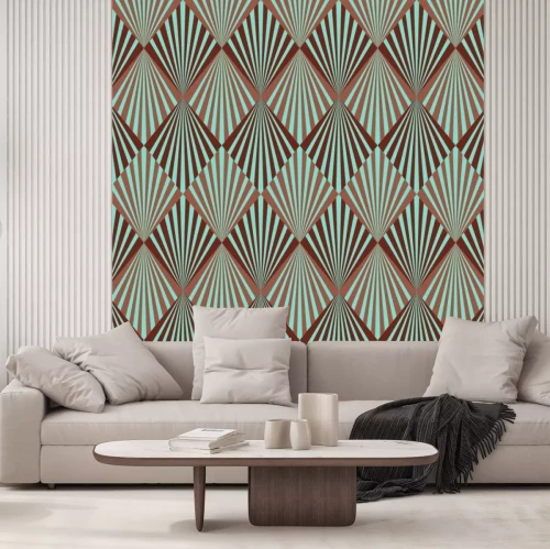 Fotobehang Geometrisch retro motief