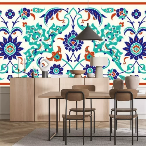 Sticker Traditioneel Turks - Ottomaanse naadloze rand