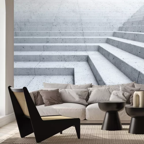 Sticker lege trappen in de stad