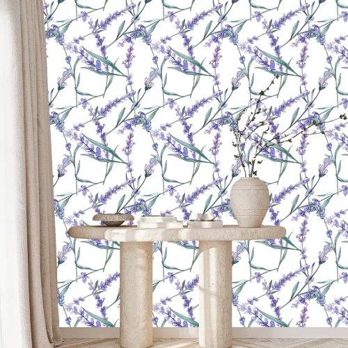 Behang Waterverf achtergrondillustratiereeks.