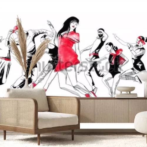 Fotobehang Jeugd dans