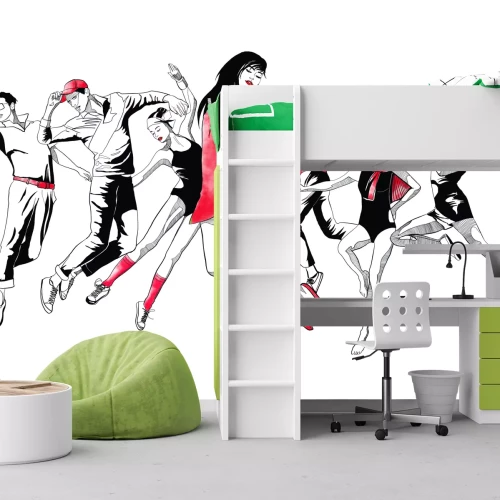 Fotobehang Jeugd dans