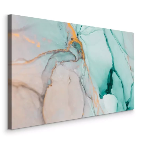 Canvas Inkt, verf, abstract. Close-up van het schilderij. Kleurrijke abstracte schilderkunst achtergrond. Zeer gestructureerde olieverf. Details van hoge kwaliteit. Alcoholinkt moderne abstracte schilderkuns