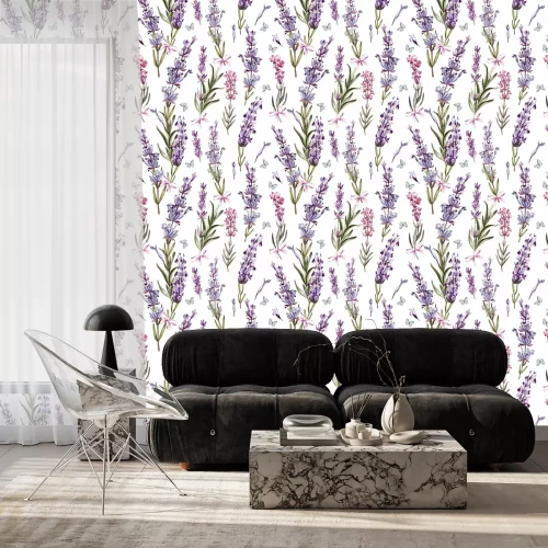 Behang Hand schilderij.