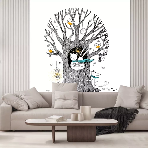 Sticker Boom- en bosdieren