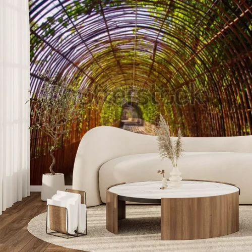 Fotobehang Park vol bamboe