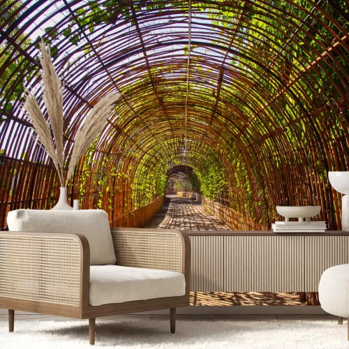 Fotobehang Park vol bamboe