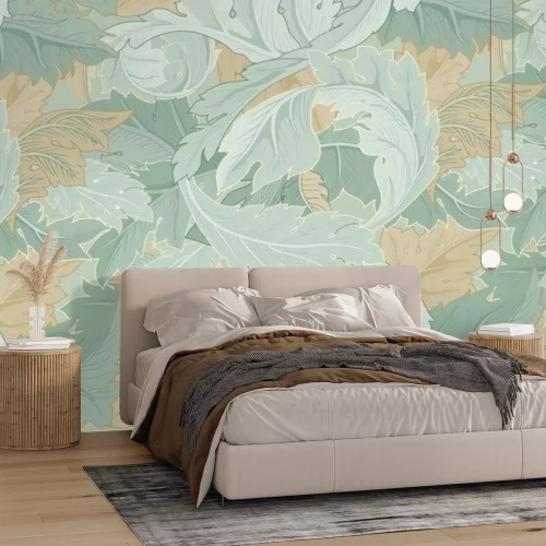 Fotobehang Bloementuin William Morris