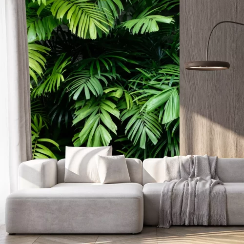 Sticker Planten in een tropische tuin