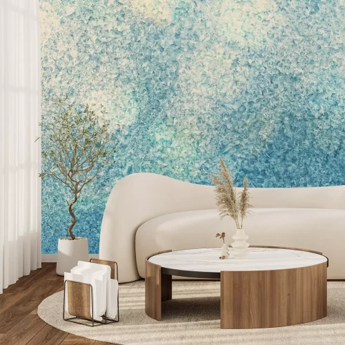 Fotobehang Frosty patroon op het glas