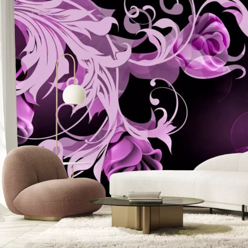 Sticker Achtergrond van rozen