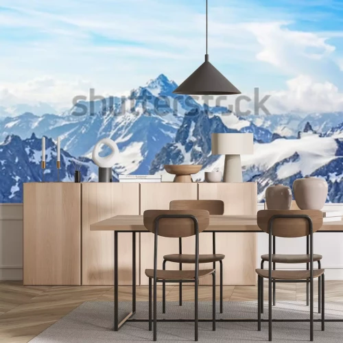 Sticker De Alps vanaf de Titlis-piek