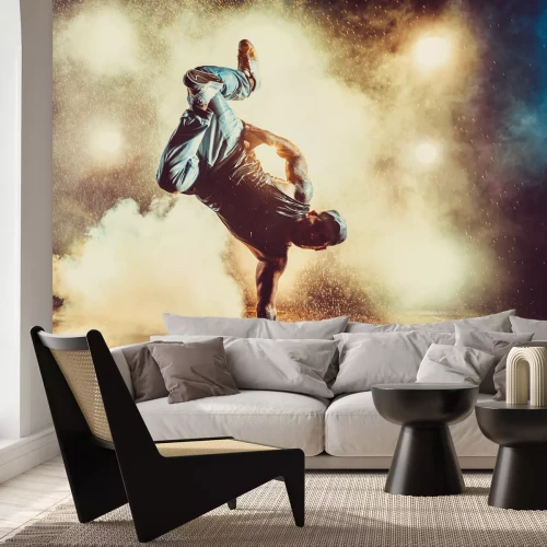 Fotobehang Moderne dans van een jongen