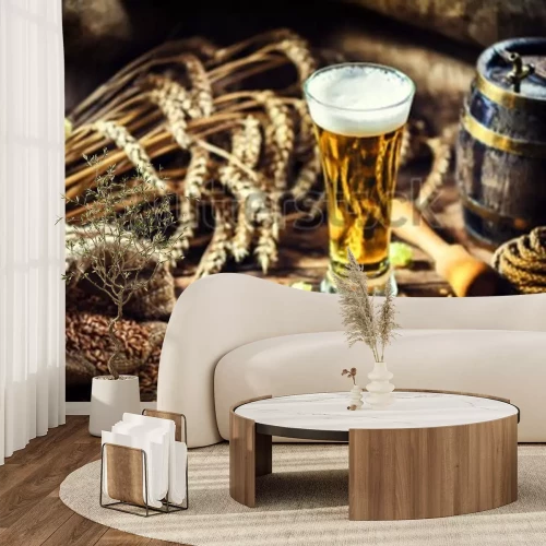 Fotobehang Tarwe drank