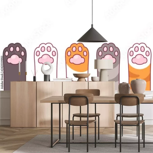 Sticker Leuke kattenpootjes