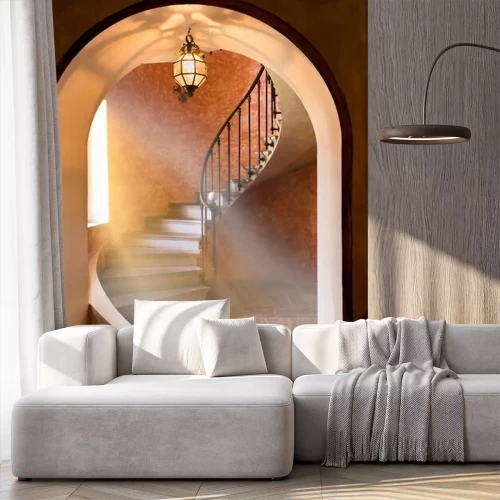 Fotobehang Victoriaanse wenteltrap