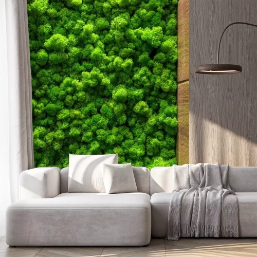 Sticker Decoratief groen mos