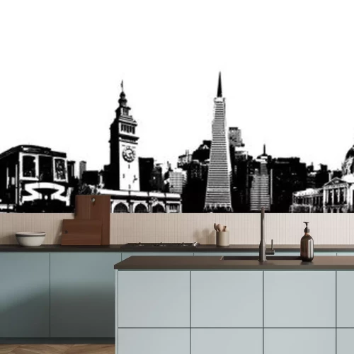 Sticker Schets San Francisco