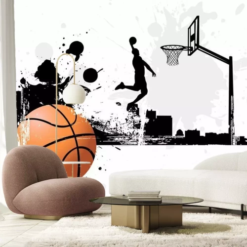 Fotobehang Sport thema met abstractie