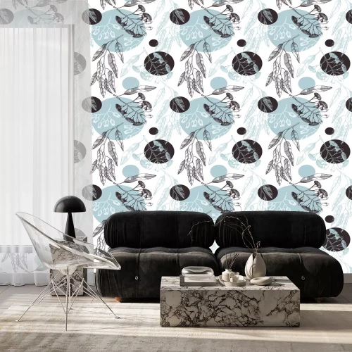 Behang Eucalyptus takjes