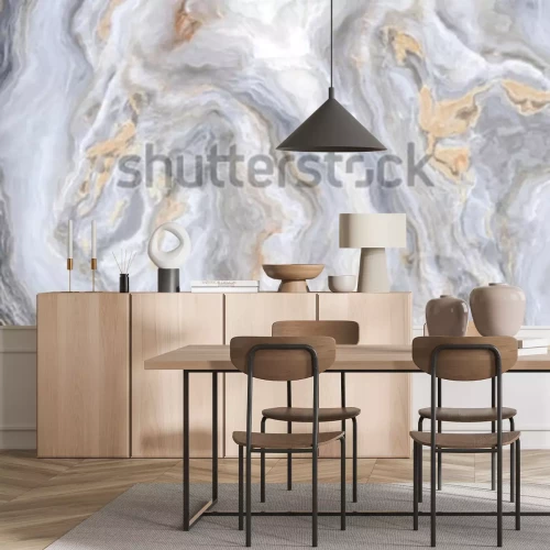 Fotobehang Glamour grijs marmer