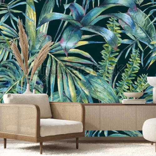 Fotobehang Tropische bladeren en natuur